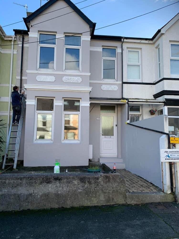Completed roof replacement project in Polperro