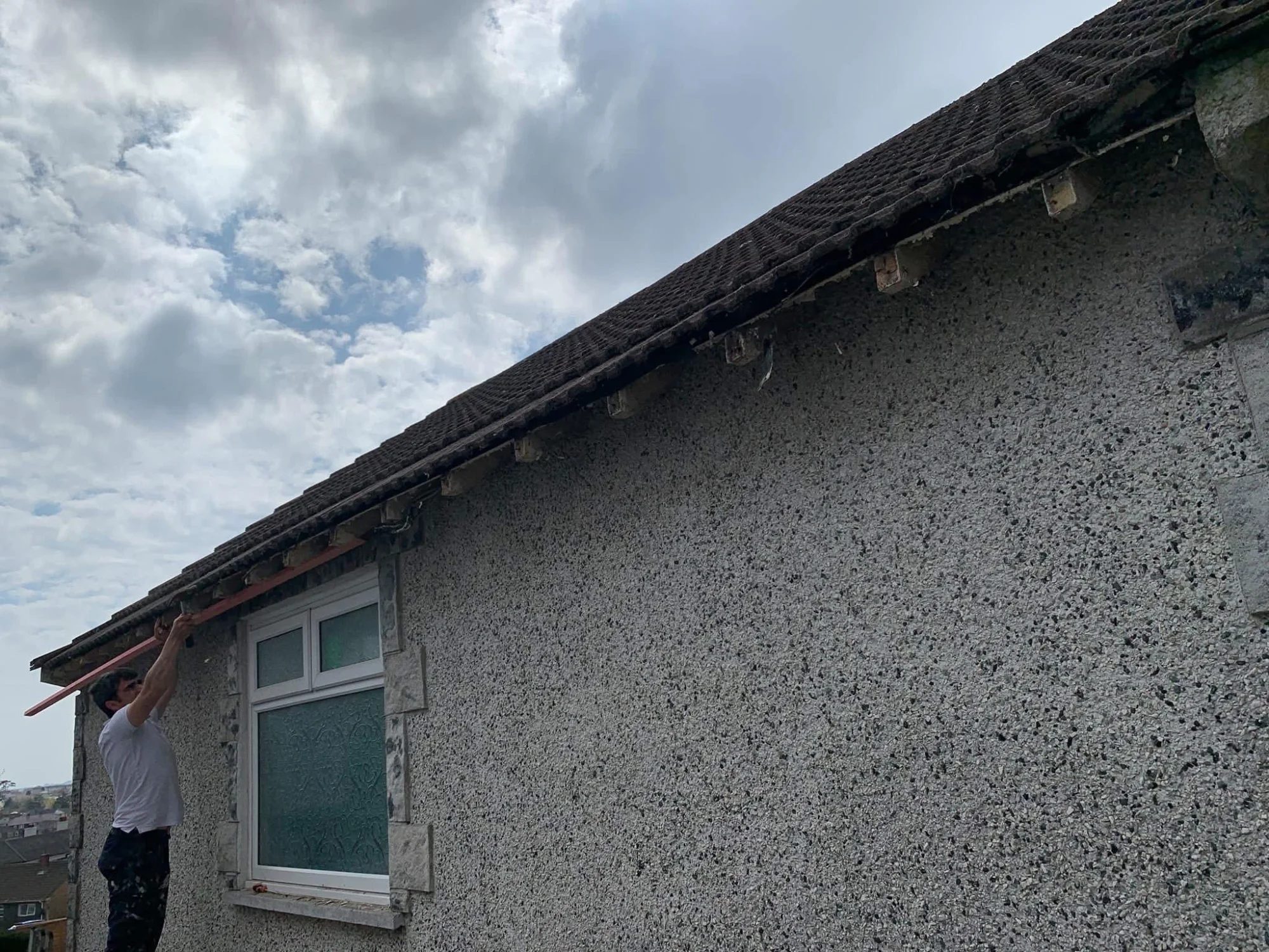 Storm damage roof repairs in Polperro