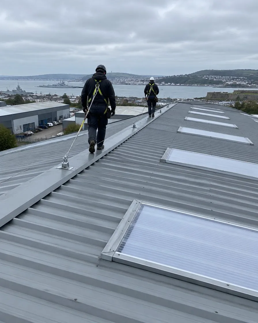 Commercial roofing in Polperro