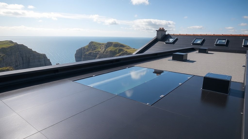 Flat roof installation in Polperro